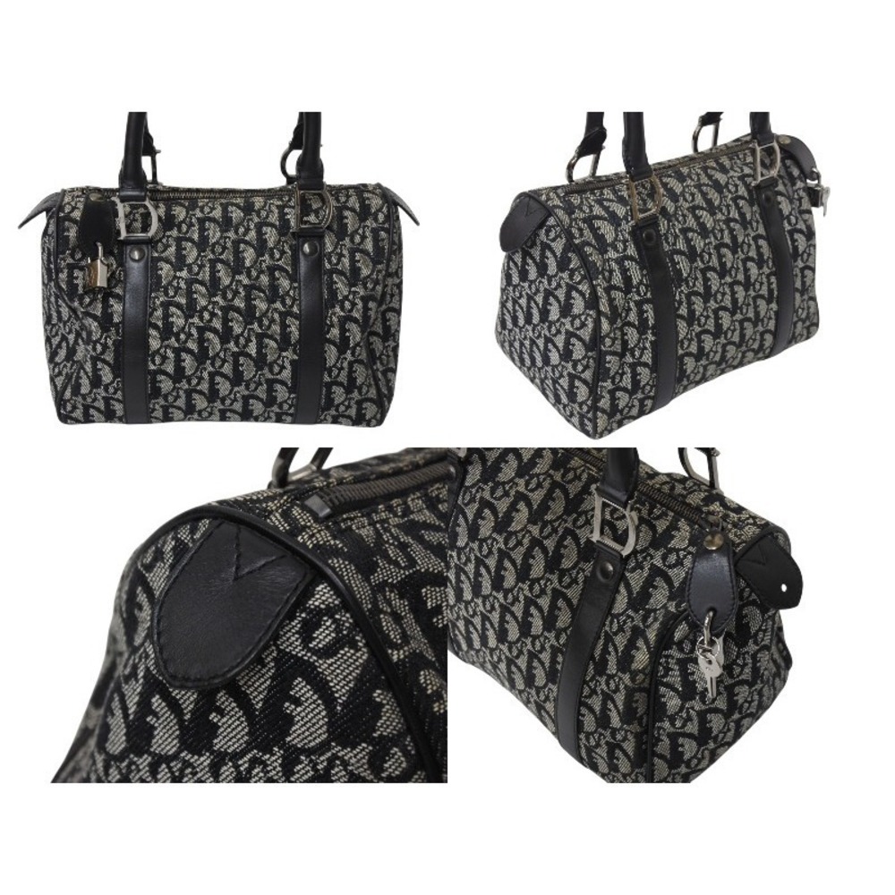 Christian Dior Handbag Trotter Pattern Black - Picture 3 of 9